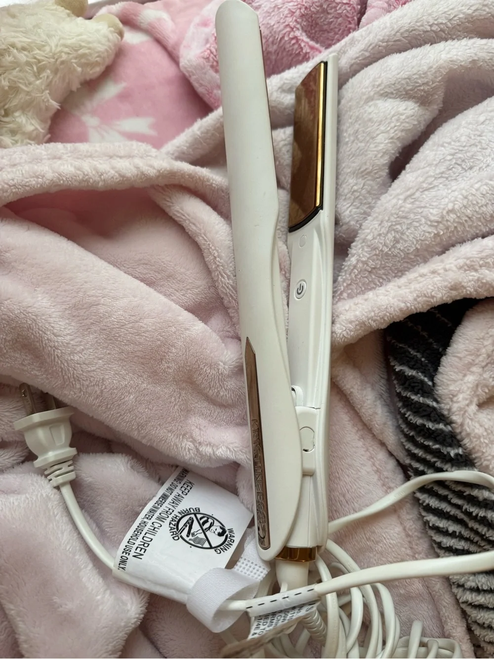 White and Gold Hair Tool Set
